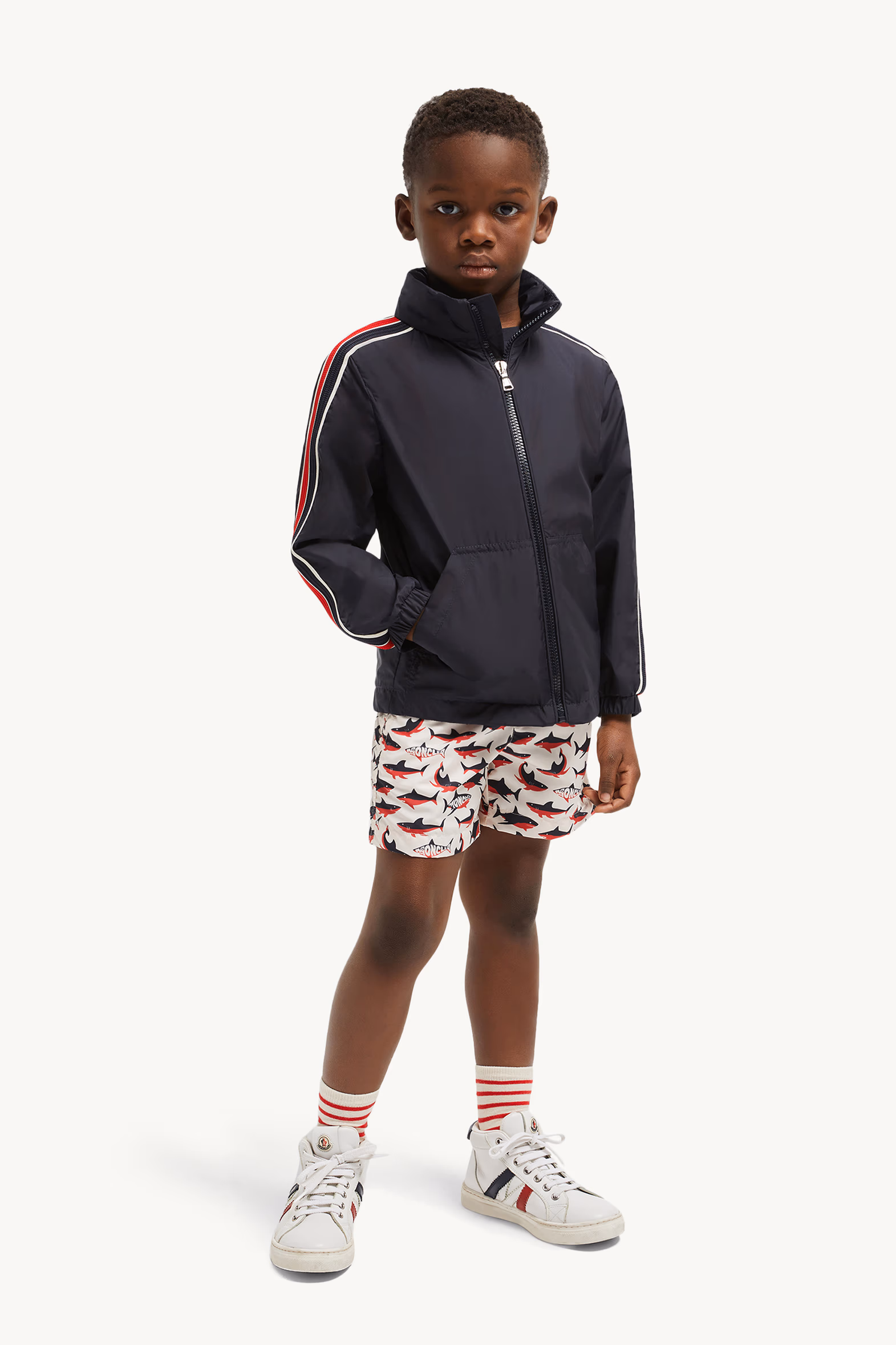 Chaqueta con capucha Nikki Niño Azul marino Moncler 2